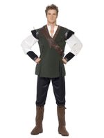 SMIFFY-S-29076M-costume-robin-hood-m-pantalone-camicia-verde