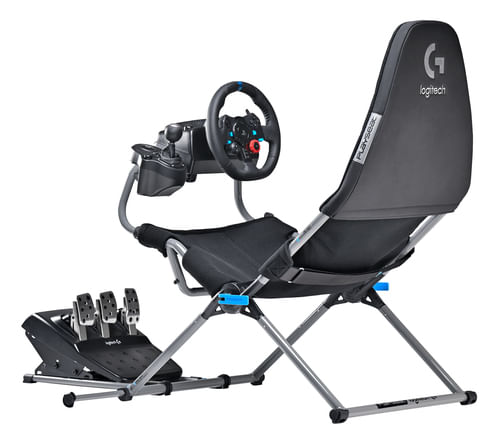 Playseat-Challenge-X---Logitech-G-Edition-Sedia-da-gioco-per-console-Nero-Grigio