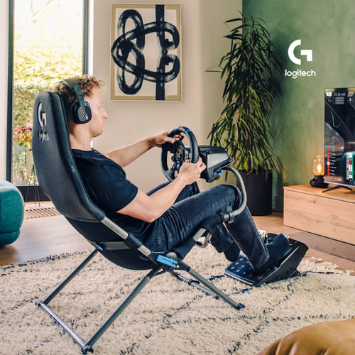 Playseat-Challenge-X---Logitech-G-Edition-Sedia-da-gioco-per-console-Nero-Grigio