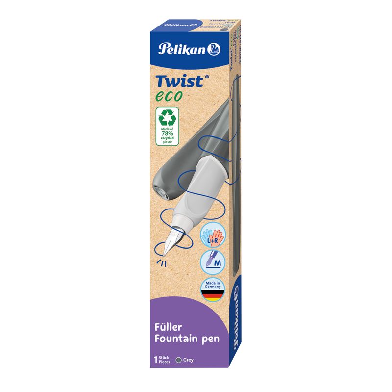 Pelikan-Fller-Twist-M-grigio-riempitivo-per-cartucce-grigio