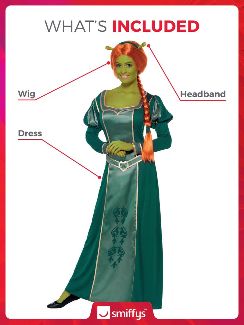 SMIFFY-S-39452-costume-shrek-fiona-l-dress-wig-fascia