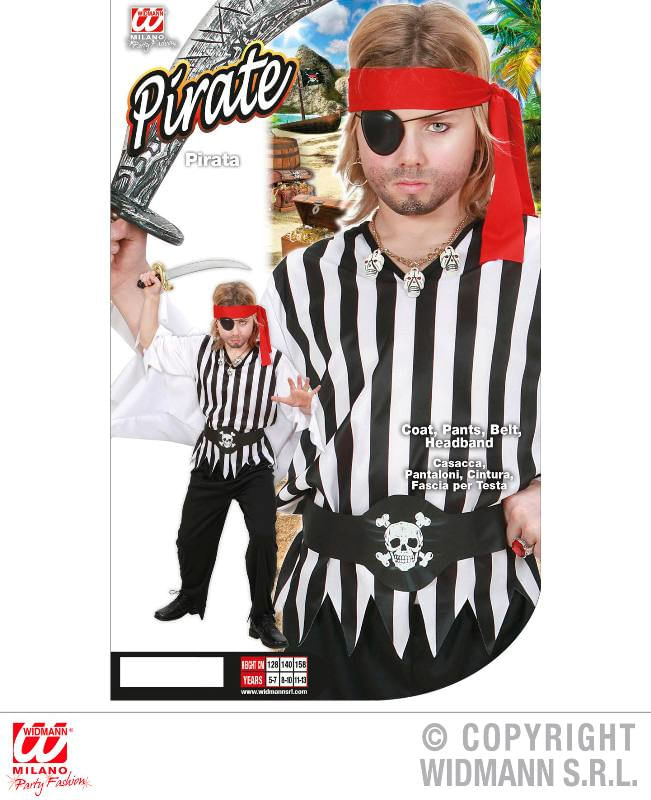 WIDMANN-02627-COSTUME-PIRATA-140CM-8-10--0262