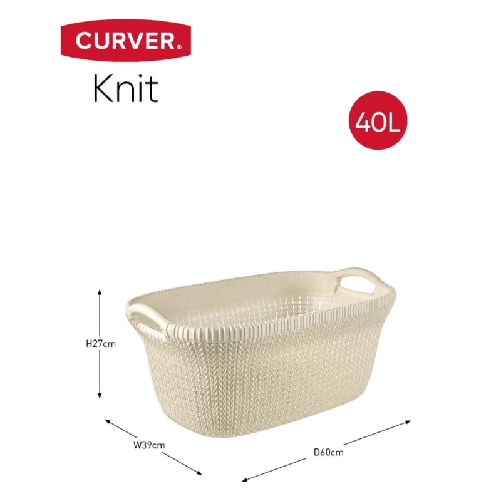 Curver-Cesto-Portabiancheria-Knit-40-L-Bianco-Crema