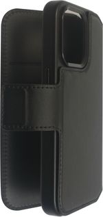 Cover-for-INFINITE-MILAN-iPhone-16-Plus---Black-Wallet-Cover.-Material---50--recycled-PC--37--recycled-PU---Warranty-24M