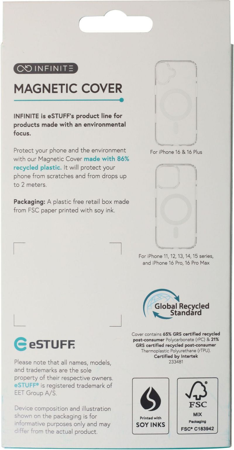 Cover-for-INFINITE-OSLO-iPhone-16-Plus---Clear-Magnetic-Cover.---Material-100--recycled-TPU-and-PC---Warranty-24M