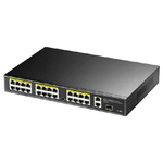 Cudy FS1026PS1 switch di rete Non gestito Gigabit Ethernet (10/100/1000) Supporto Power over Ethernet (PoE) Nero