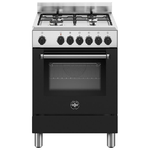 La Germania Bertazzoni La Germania Americana AMN664ENEV/24 cucina Elettrico Gas Nero A