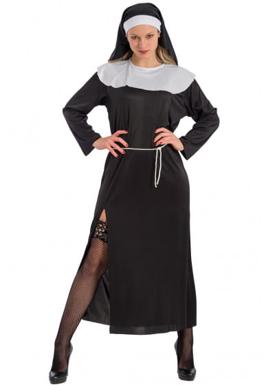 Costume-Suora-T.U.-Adulto-In-Busta