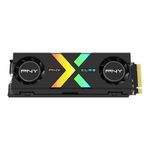 Pny Disco rigido solido PNY CS3150 SSD M2 NVMe PCIe Gen5 x4 da 1 TB con dissipatore di calore - Illuminazione RGB