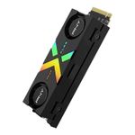 Disco-rigido-solido-PNY-CS3150-SSD-M2-NVMe-PCIe-Gen5-x4-da-1-TB-con-dissipatore-di-calore---Illuminazione-RGB---Colore-n