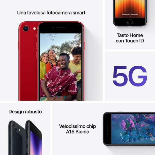 Apple-iPhone-SE--2022--5G-4GB-RAM-64GB----PRODUCT--Red-EU