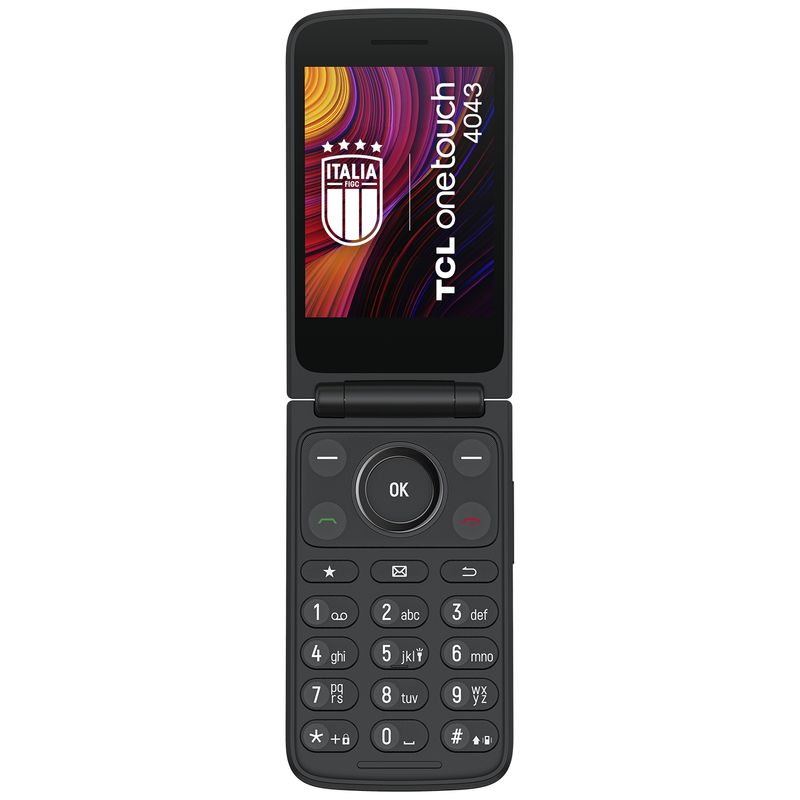 TCL-OneTouch-4043-813-cm--3.2---1306-g-Grigio-Telefono-cellulare-basico