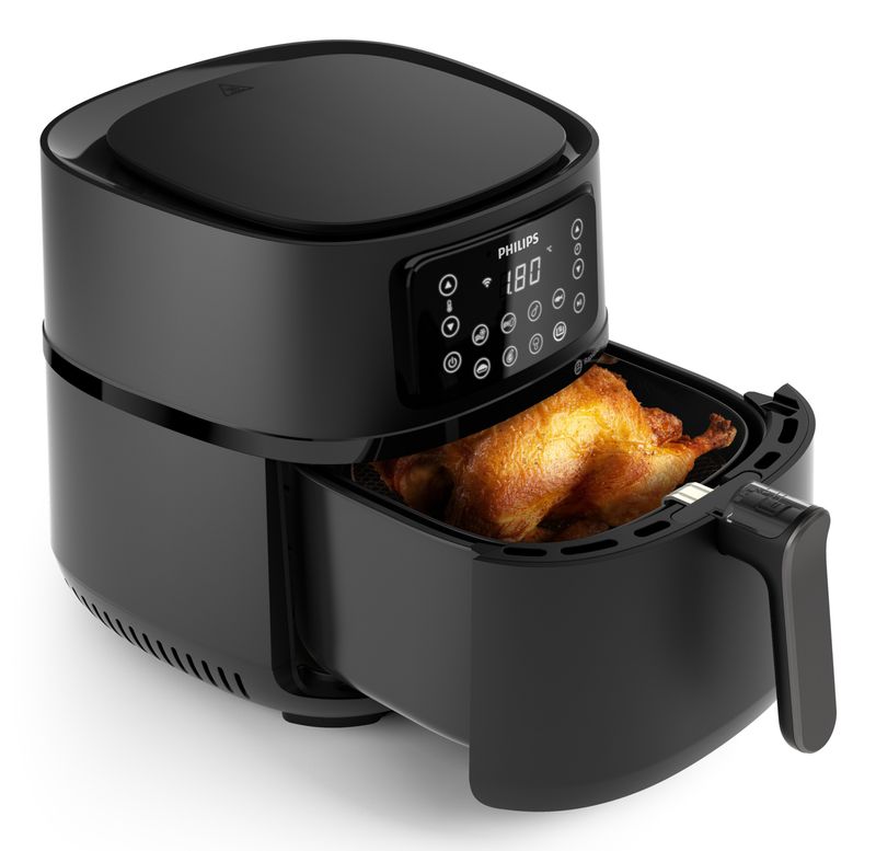 Philips-5000-series-Airfryer-7.2L-Friggitrice-ad-aria-16-in-1-App-per-ricette--accessorio-teglia-HD9285-93