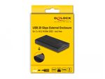 Delock-Custodia-esterna-USB-20-Gbps-per-2-SSD-M.2-NVMe-PCIe-con-presa-USB-Type-C-e-RAID---senza-attrezzi