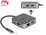 Delock-Docking-station-USB-C-per-dispositivi-mobili-4K---HDMI-Hub-LAN-PD3.0