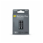 GP Batteries  GP ReCyko Pro Pack de 2 Pilas Recargables 800mAh AAA 1