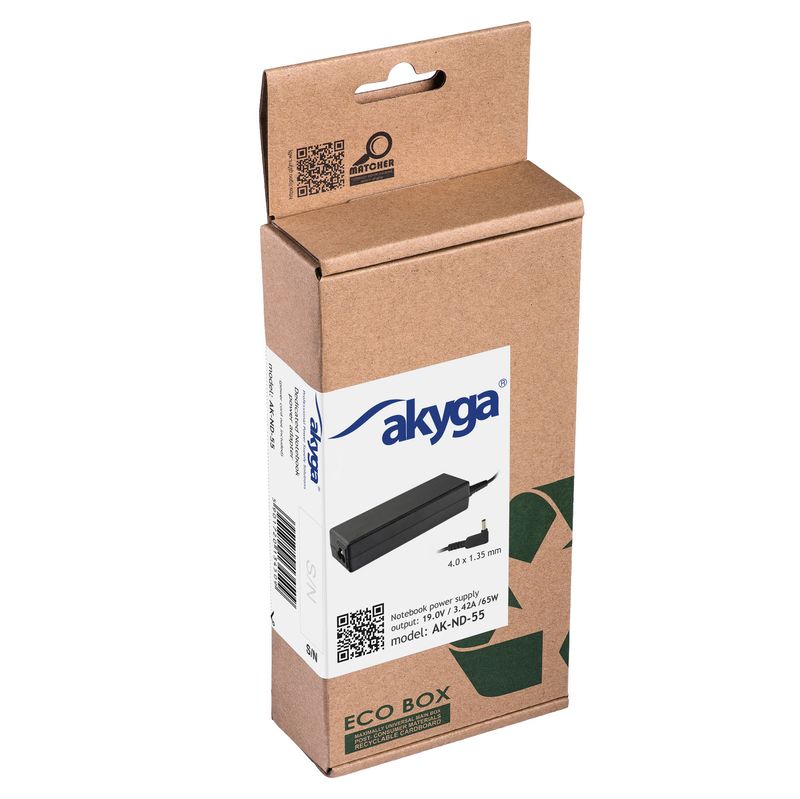 Carica-batteria-portatile-Akyga-AK-ND-55-65-W