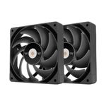 Thermaltake TOUGHFAN 12 Pro Ventola di raffreddamento per PC ad alta pressione statica 120x120x25 nera Confezione da 2