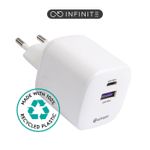 ESTUFF ES637065 Caricabatterie per dispositivi mobili Universale Bianco AC Interno (INFINITE USB-C Charger EU PD - 67W G