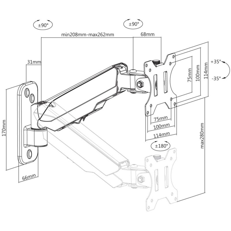 Techly-ICA-LCD-G111-Supporto-TV-a-parete-813-cm--32---Nero