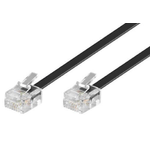 Microconnect 6m RJ11 m/m Nero (ModularCable RJ11 6P/4C 6m - Black - 1-4 2-3 3-2 4-1 - Warranty 300M)