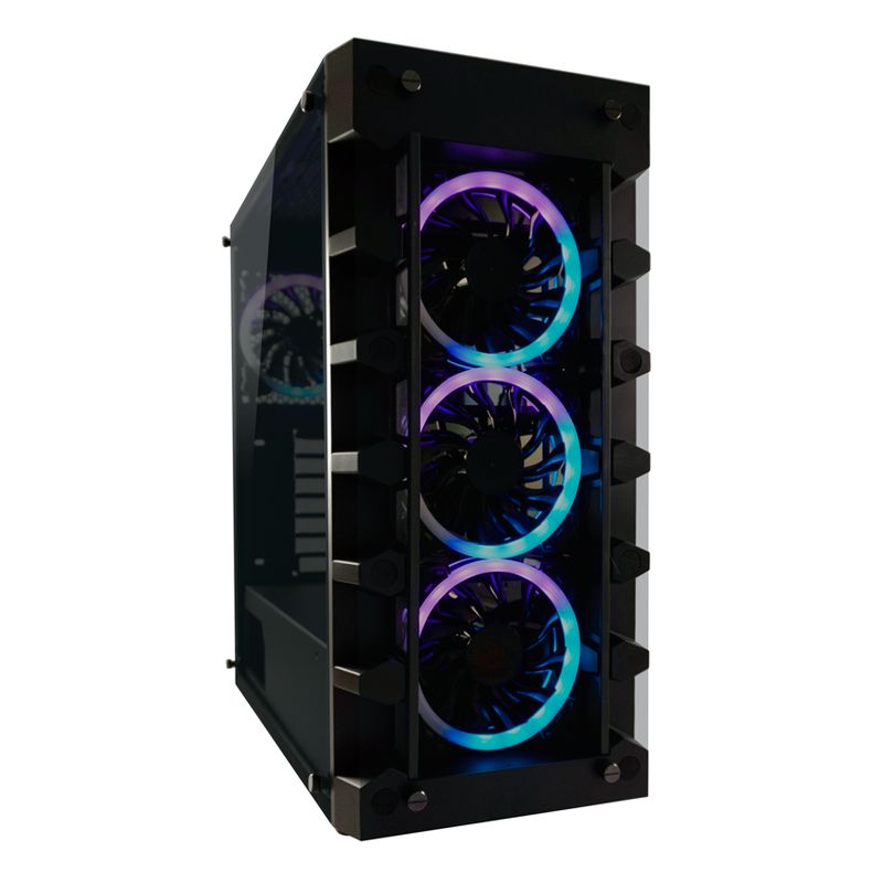 Case-MidiTower-ATX-709B-nero-USB3.0-Audio-senza-rete-SolarSystemX