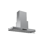 Silverline 3129 Inside 3 3129.9.733.27 Cappa Cucina Aspirante a Parete Larghezza 90 cm Profondita' 35 cm Capacita' 635 m3-h Classe A colore Inox