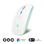 SUBBLIM SUBMO-LDFLAT2 mouse Ufficio Ambidestro RF Wireless + Bluetooth + USB Type-A Ottico 1600 DPI