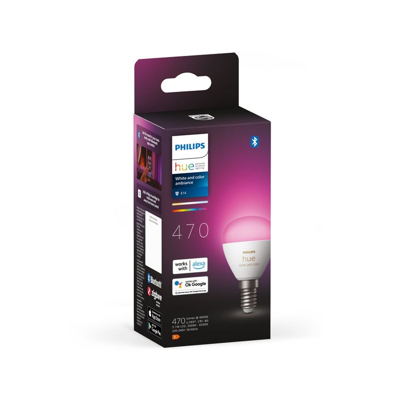 Philips-Hue-White-and-Color-ambiance-Sferetta---lampadina-connessa-E14