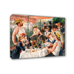 Lupia - Quadro su tela il meglio dell arte 70X100 cm LA COLAZIONE DEI CANOTTIERI - RENOIR