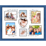 Lupia - Cornice shabby portafoto FAMILY PEGGY 30X40 cm BLUE