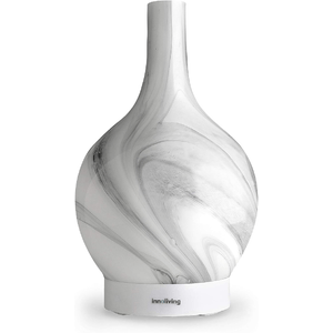 Innoliving INN-773W diffusore di aromi Vaso Vetro, Plastica Bianco