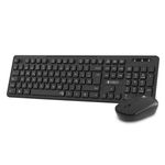 SUBBLIM SUBKBC-CSSW10 tastiera Mouse incluso Universale RF Wireless QWERTY Spagnolo Nero