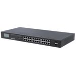 Intellinet 561242 switch di rete Non gestito Gigabit Ethernet (10/100/1000) Supporto Power over Ethernet (PoE) 1U Nero