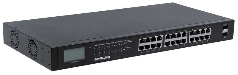 Intellinet-561242-switch-di-rete-Non-gestito-Gigabit-Ethernet--10-100-1000--Supporto-Power-over-Ethernet--PoE--1U-Nero