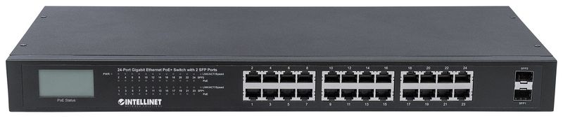 Intellinet-561242-switch-di-rete-Non-gestito-Gigabit-Ethernet--10-100-1000--Supporto-Power-over-Ethernet--PoE--1U-Nero