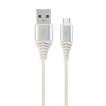 Cablexpert Cavo USB Type-C CableXpert con connettori in metallo 2 m CC-USB2B-AMCM-2M-BW2