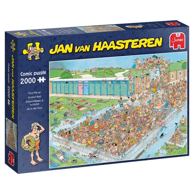 Jan-van-Haasteren-Pool-Pile-Up-2000-pcs-Puzzle-2000-pz-Fumetti