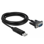 Delock Adattatore Delock USB 2.0 Tipo A a 1 x seriale RS-485 DB9 con protezione ESD da 15 kV