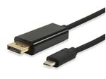 Equip-133467-cavo-e-adattatore-video-18-m-USB-tipo-C-DisplayPort-Nero