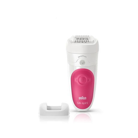 Braun-Silk-pil-5-5-500-SensoSmart-28-pinzette-Rosa-Bianco