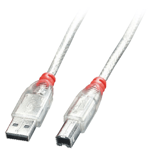 Lindy-41750-cavo-USB-02-m-USB-2.0-USB-A-USB-B-Trasparente--0.2M-USB-2.0-CABLE-TRANSPARENT---TYPE-A-MALE-TO-TYPE-B-MALE-