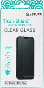 eSTUFF-Titan-Shield-Clear-Glass-Screen-Protector-for-iPhone-13-Pro-Max-Pellicola-proteggischermo-trasparente-Apple-1-pz-