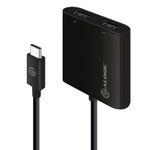 ALOGIC-UC2DP-ADP-adattatore-grafico-USB-3840-x-2160-Pixel-Nero--ALOGIC-USB-C-TO-DUAL---DISPLAYPORT-2.0-ADAPTER-4K-30HZ-