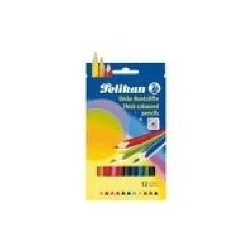 Matite-colorate-Pelikan-Matite-colorate-in-legno-Pelikan-12-pz