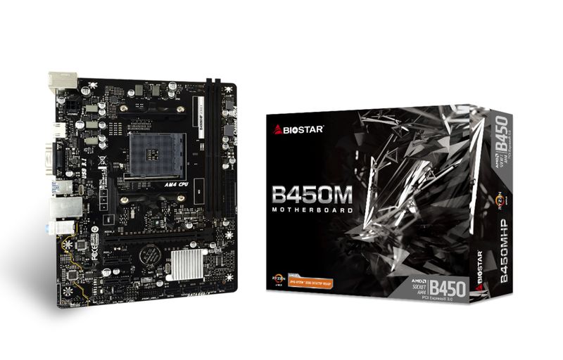 Biostar-B450MHP-scheda-madre-AMD-B450-Socket-AM4-micro-ATX