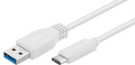 Microconnect-USB3.1CA2W-cavo-USB-2-m-USB-3.2-Gen-1-3.1-Gen-1-USB-A-USB-C-Bianco--Gen1-USB-C-A-Cable-2m---White-for-synch