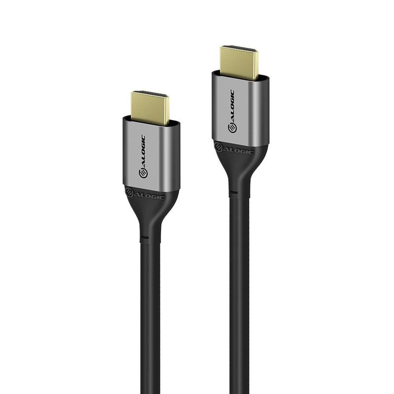 ALOGIC-ULHD02-SGR-cavo-HDMI-2-m-HDMI-tipo-A-Standard-Nero-Grigio--ULTRA-2M-HDMI-TO-HDMI-8K-CABLE-----MALE-TO-MALE---SPAC