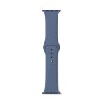 ESTUFF ES660143 accessorio indossabile intelligente Band Blu Silicone (Apple Watch Silicone Strap - Color Midnight Blue.