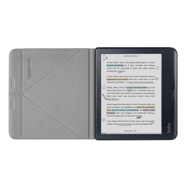 Rakuten-Kobo-SleepCover-custodia-per-e-book-reader-178-cm--7--Custodia-a-libro-Nero